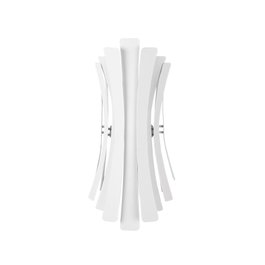 Opviq Lámpara de Pared de Cuerpo Metálico Blanco